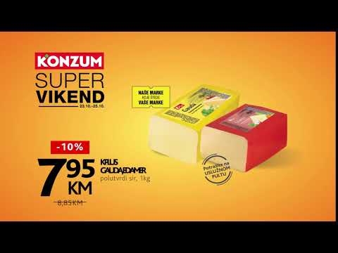 Super vikend akcija u Konzumu! 23.10. - 25.10.