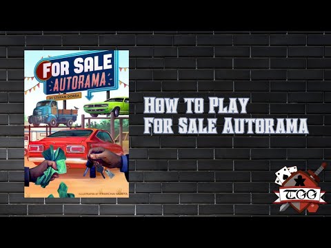 For Sale Autorama | How to Play Tutorial & Rules Overview