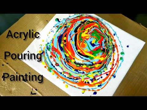 Acrylic Pouring Painting | Fluid Art | #2 Painting | Harshita Meena