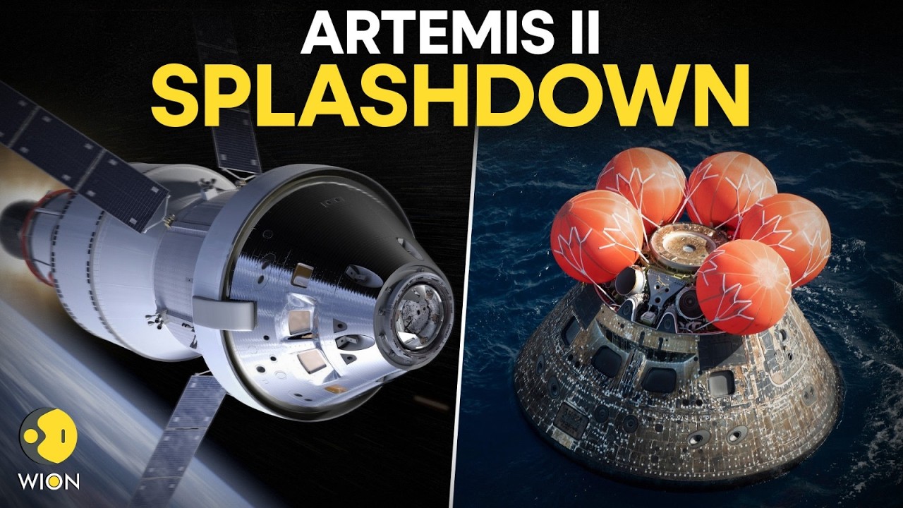 NASA's Artemis II Splashdown LIVE | NASA’s Historic Crewed Return From Lunar Mission | WION LIVE