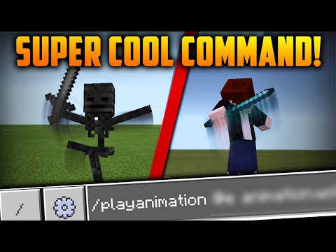 How to use /playanimation command!! + examples (NEW in 1.16.100.52) - Minecraft PE/BE