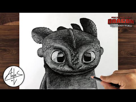 How To Draw Toothless | How To Train Your Dragon