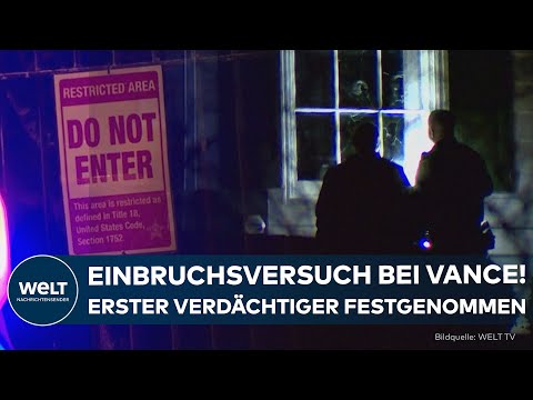 Video Thumbnail: USA: Einbruchsversuch bei US-Vizepräsident J.D. Vance – Verdächtiger in Cincinnati festgenommen!