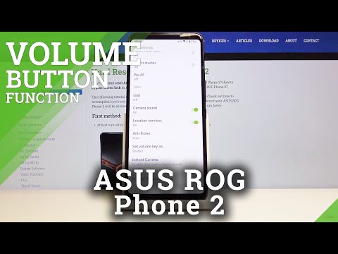 How to Change Volume Button Function in Camera in ASUS ROG Phone 2