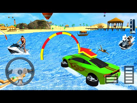 Car Driving Games For Android Offline | Water Surfer Car Racer–New Car Games 2021–Android Gameplay