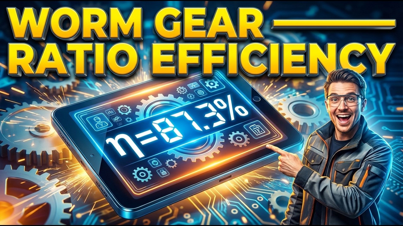 Worm Gear Calculator — Ratio Efficiency