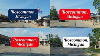 Roscommon Michigan | 48653 | Main Street | Driving Tour and Exploring