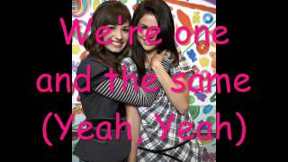 Selena Gomez &amp; Demi Lovato - One And The Same (Lyrics on Screen)