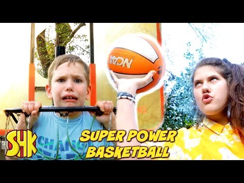 SUPER POWER BASKETBALL Trick Shot Master!