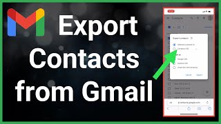 How To Export Contacts From Gmail To iPhone!