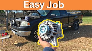 Alternator Replacement on 2006 Ford F-150 (5.4L V8 Engine) Easy and Simple Repair
