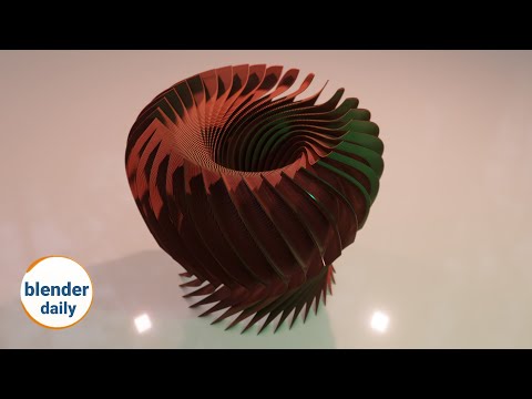 Easing functions: Quad | Blender Geonodes Daily, tip 82