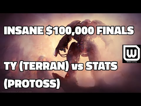 Starcraft 2: Incredible $100,000 Finals - TY (Terran) vs Stats (Protoss) [IEM Katowice 2017]