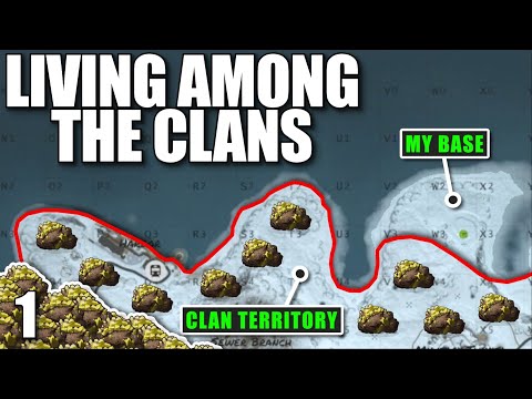 I BUILT BETWEEN THREE 16+ DEEP CLANS ON WIPE DAY | Solo Rust
