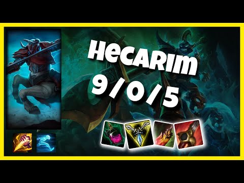 KOREAN Challenger Hecarim JUNGLE (9/0/5) vs Volibear Gameplay Replay - Patch 10.22