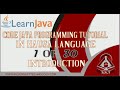 1 CORE JAVA PROGRAMMING TUTORIAL SERIES IN HAUSA LANGUAGE 1 Of 30 INTRODUCTION HIGH