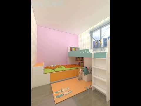 香港兒童房 5㎡如何做三床設計？