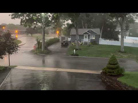 Severe Thunderstorm in Smithtown NY - August 9th, 2022 - 8:00PM