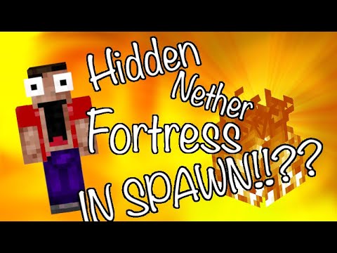 Secret Nether Fortress at Spawn! | Minewind