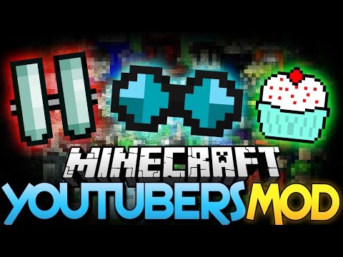 EPIC Youtuber Items Mod in Minecraft!
