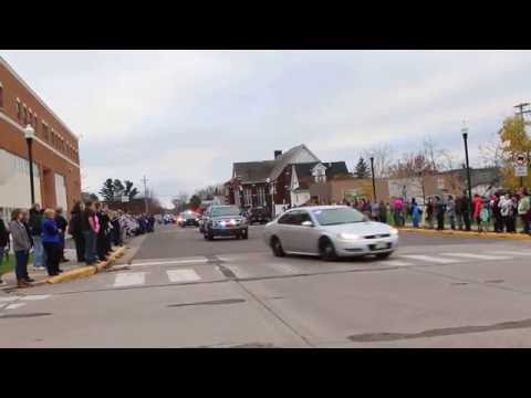 Procession for Deputy Dan Glaze in Ladysmith