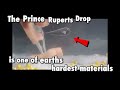 Prince Ruperts Drop science experiment at 875,000 fps