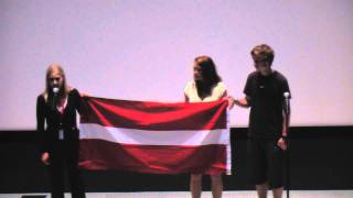 Latvia - 2011 International Space Camp Opening Ceremony