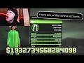 I went on the RICHEST GTA Account in GTA Online... (the most money i have ever seen)