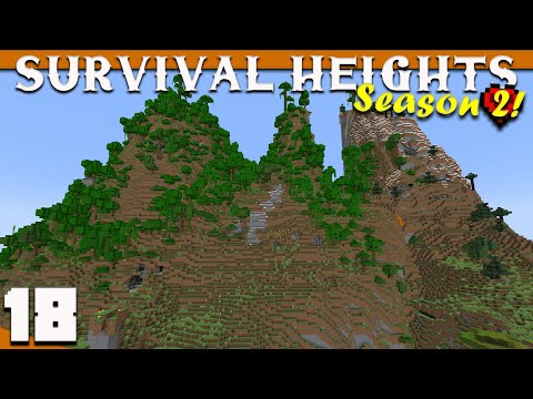 Minecraft 1.18 Update - Amplified Terrain and Cave Exploration! | Survival Heights [S2 18]
