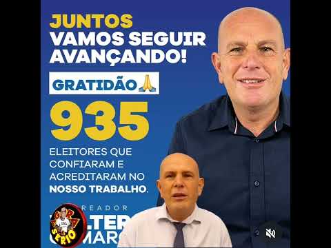VALTER CAMARGO O CAMPEÃO DE VOTOS DE JUQUITIBA ESTÁ REELEITO E AGRADECE A POPULAÇÃO E SEU COORDENADOR DE CAMPANHA KENA