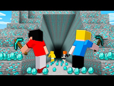 E se eu MINERAR 1.000.000 de DIAMANTES no Minecraft!