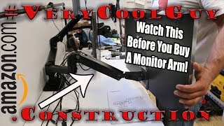 Amazon Basics Computer Monitor Arm - Watch Before You Buy!