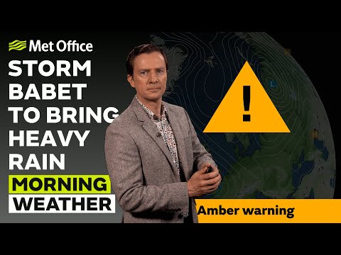 18/10/23 – Rain moving into the southwest – Morning Weather Forecast UK – Met Office Weather