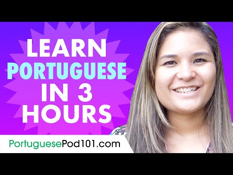 Learn Portuguese in 3 hours - ALL the Portuguese Basics You Need in 2020