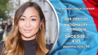 Most Beautiful feet - Asia