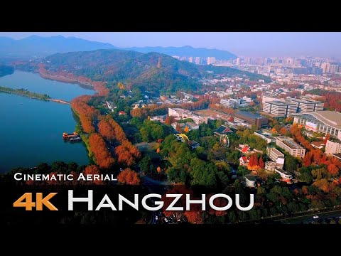 HANGZHOU 2022 🇨🇳 Drone aéreo 4K Hangzhou | Xi Hu West Lake Zhejiang | CHINA China