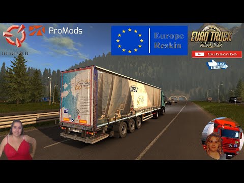 Euro Truck Simulator 2 (1.37) Europe Reskin v1.0 [1.37] by Mirfi Iveco Stralis + DLC's & Mods