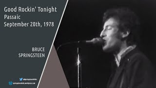 Bruce Springsteen | Good Rockin' Tonight - Passaic - 20/09/1978