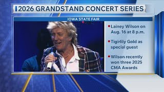 2026 Grandstand Concert Series At The Iowa State Fair
