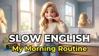 Morning Routine 🎧 Slow & Clear English for Beginner Learners