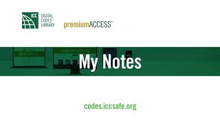 ICC Digital Codes Library Webinar: Session 2: Free Access, Bookmarks, Notes and Reports