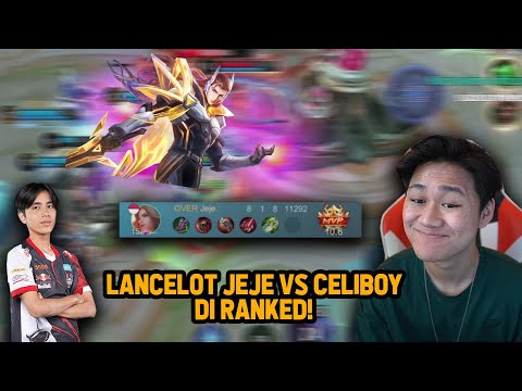 LANCELOT JEJE LAWAN CELIBOY DI RANKED! PAKE EMBLEM KILLING SPREE TETEP OP - Mobile Legends