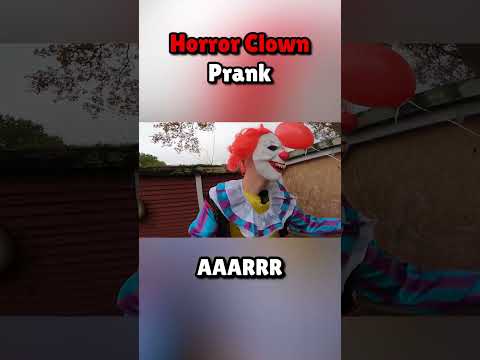 HORROR CLOWN PRANK an Kleiner Junge 😯 #shorts