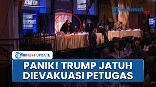 Momen Presiden AS Trump Jatuh saat Dievakuasi seusai Terjadi Penembakan di Acara Dinner Gedung Putih