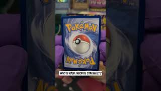 Who is Your Favorite Starter??? | #pokemon #pokemoncards #pokemontcg #tradingcards #collectiblecards