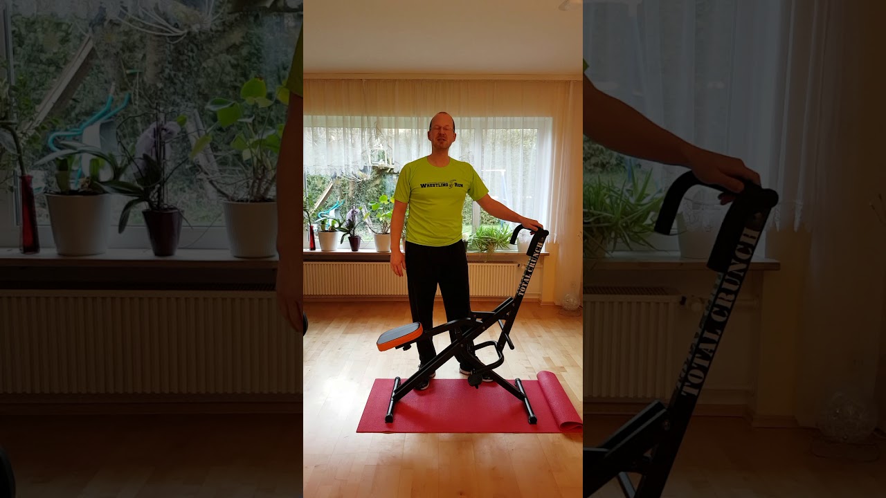 Total Crunch deutsch - Vorstellung, Erklärung, Übungen - Heimtrainer + Crosstrainer + Bauchtrainer