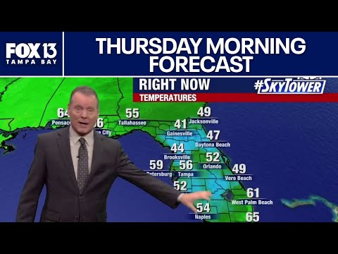 Tampa weather | Thursday morning forecast