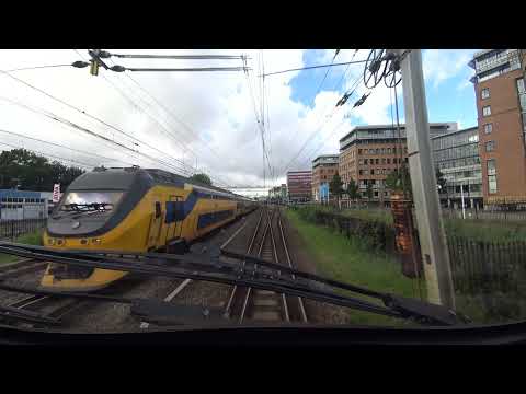 A train driver's view: Eindhoven CS - Alkmaar, VIRM, 29-Aug-2020.