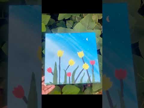 Flowers plant panting