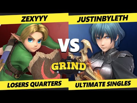 The Grind 203 Losers Quarters - Justinbyleth (Byleth) Vs. Zexyyy (Young Link) Smash Ultimate - SSBU